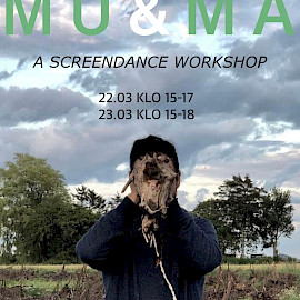 Lindon Shimizun MU&MA Screendance -työpaja Taidekeskus Ahjossa 22.3. -23.3.2024