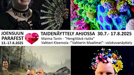 TAIDEKESKUS AHJO, JOENSUUN PARAFEST; MAIMA TANI JA VALTTERI KLEEMOLA