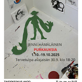 TAIDEKESKUS AHJO, HEHKU-TILA; PURKAUKSIA
